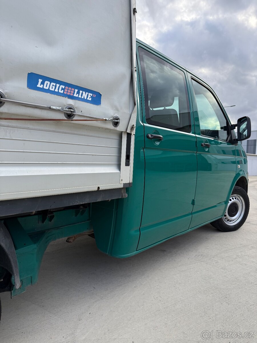 Vw T5 valník 2.0tdi 84kw DPH ROZVODY tažné zařízení - 4
