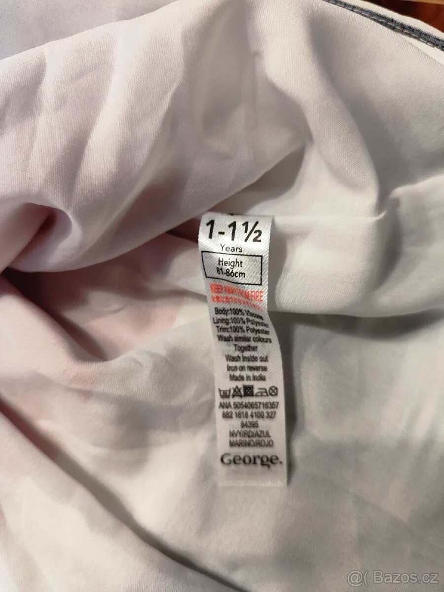 Šaty 81cm - 86cm značka George - 4