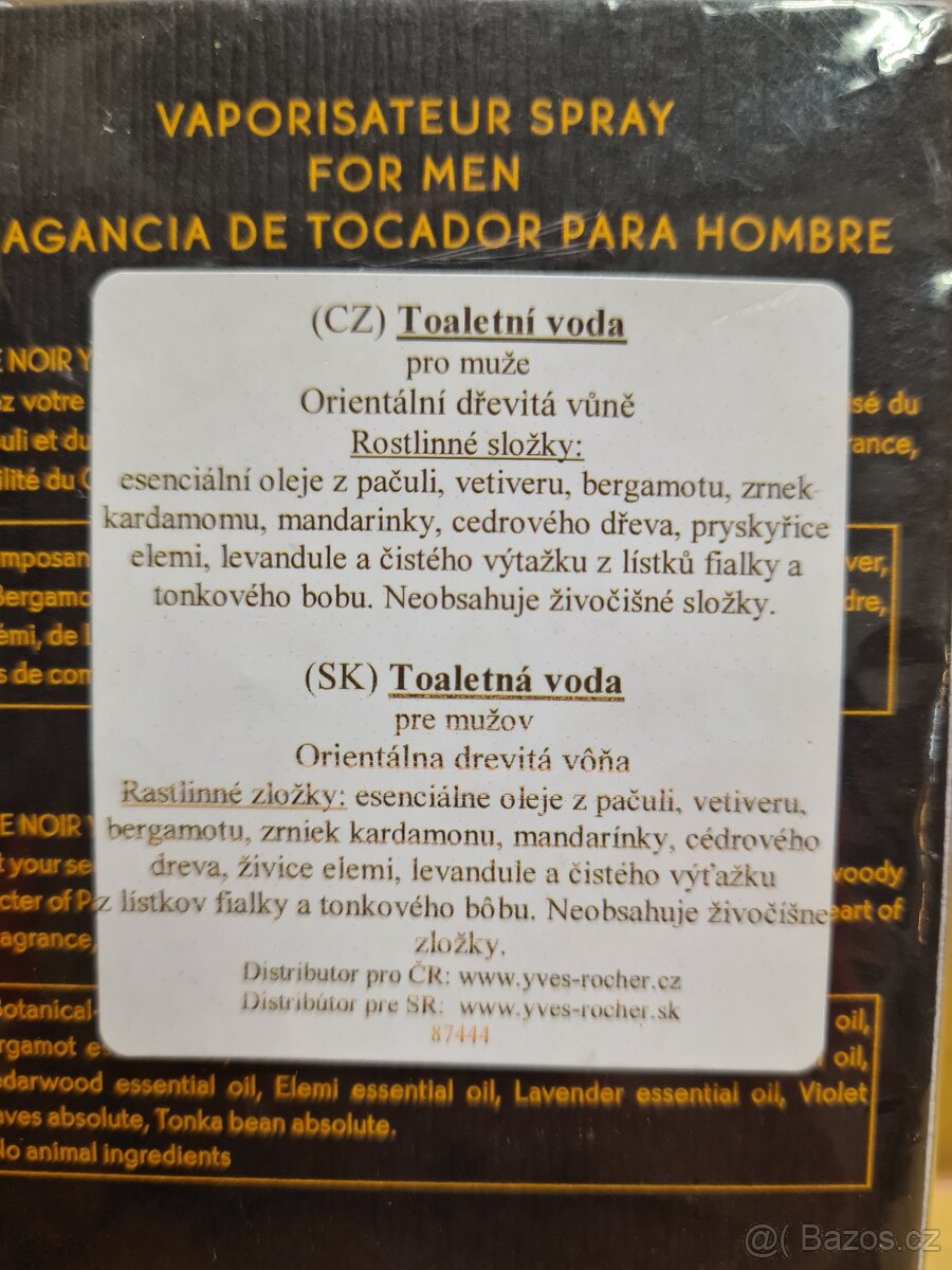 Pánská toaletní voda Yves Rocher - Ambre Noir, 100ml - 4