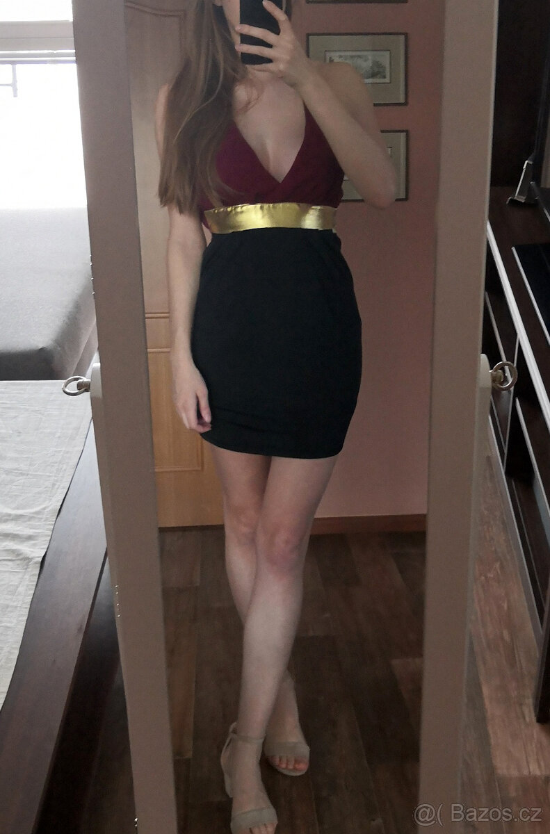 Party šaty s holými zády - 4