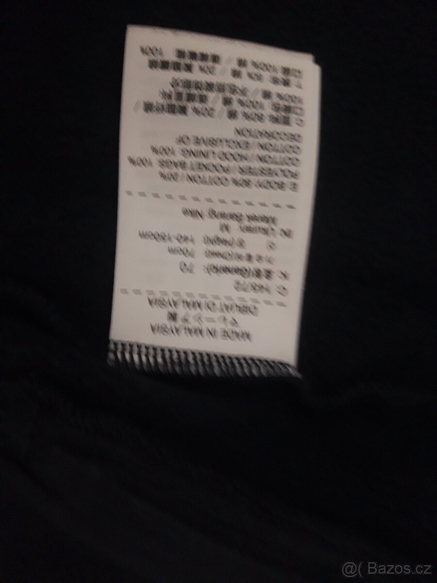 Dětská mikina NIKE vel. 140-150 modro červená - 4