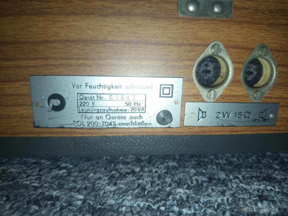 Prodám gramofon značky Tesla - 4