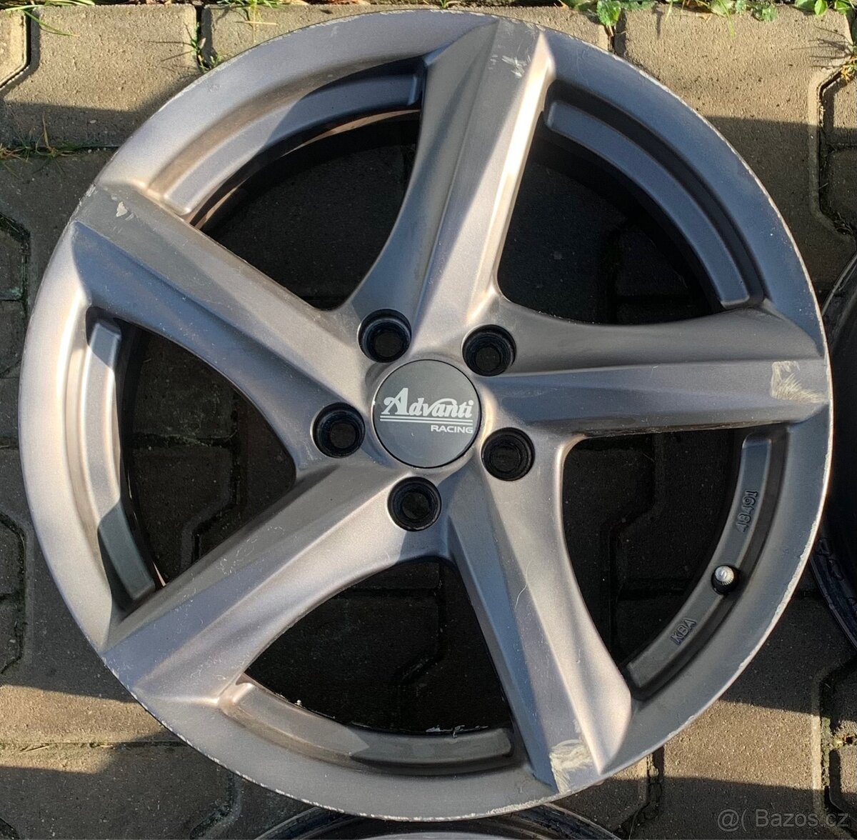 Alu disky 5x100, R16, ET40, šedé - 4