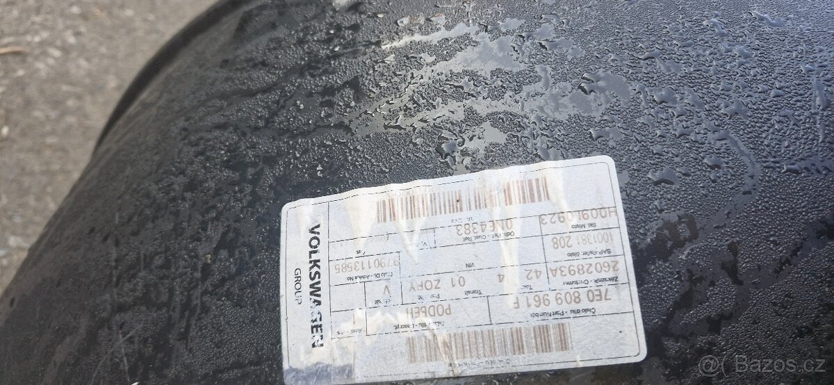 Leve predni nadkoli Vw transporter T5 - 4