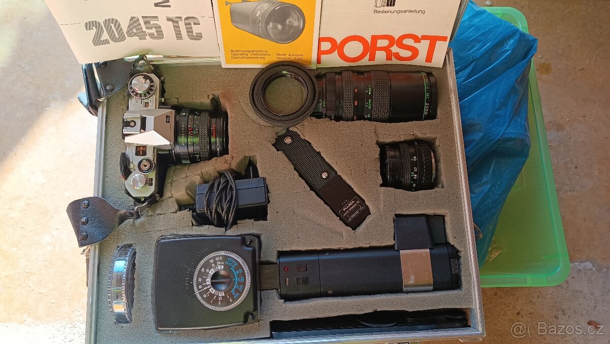 Fotoaparát PORST, objektiv, blesk. - 4