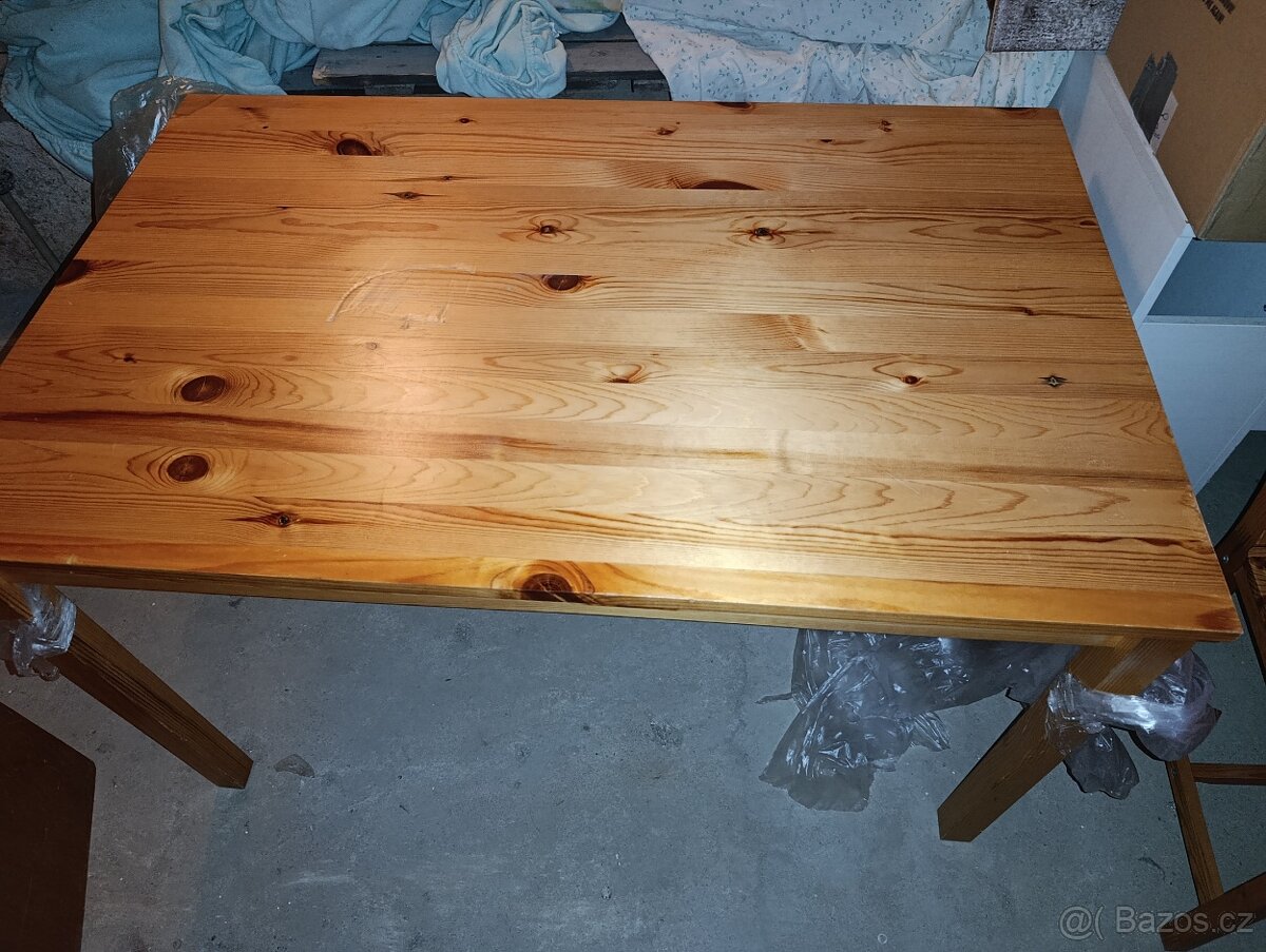 Prodám velký set nábytku z masivní borovice - 4