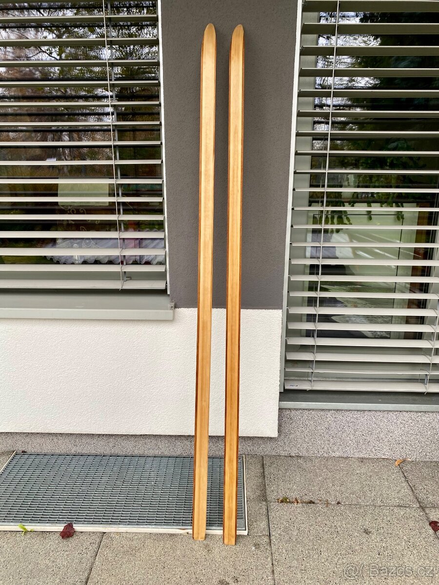 Dřevěné běžky VISU Pärnu (Viisnurk) made in USSR - NIKDY nep - 4