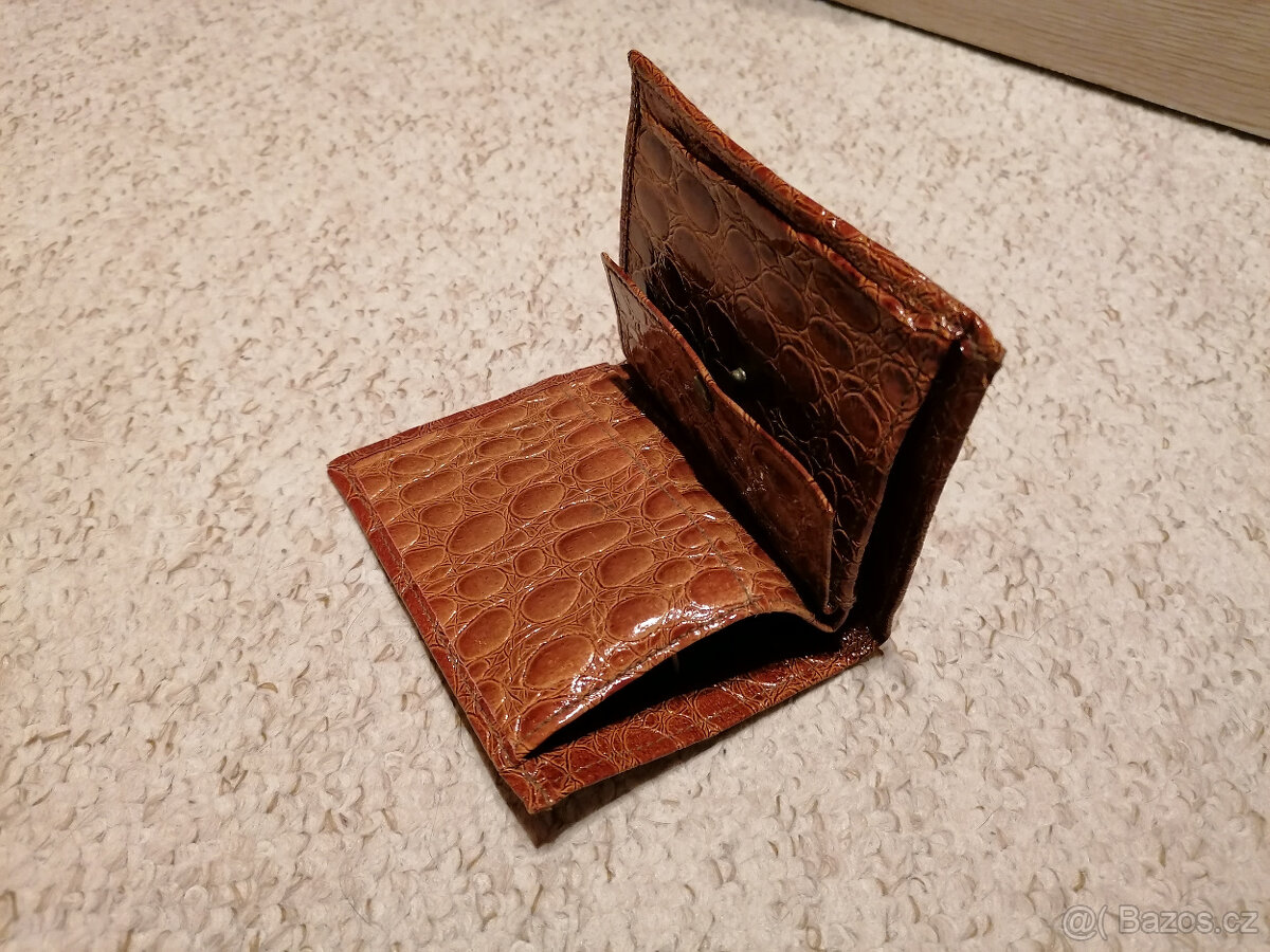 Pánská retro kabelka s peněženkami a klíčenkou. - 4