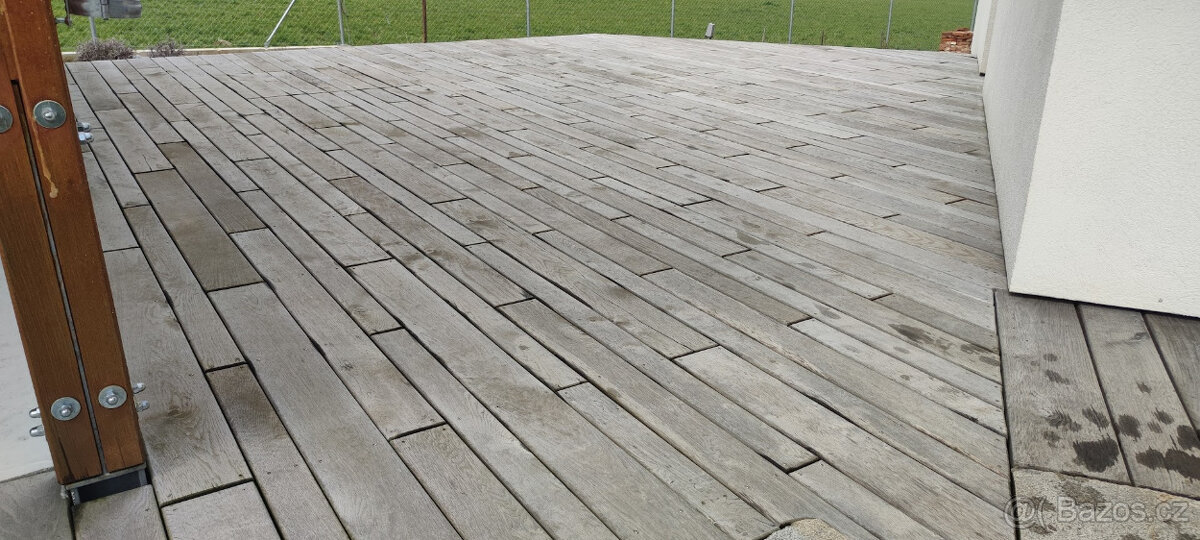 dubová terasová masivní prkna - 4