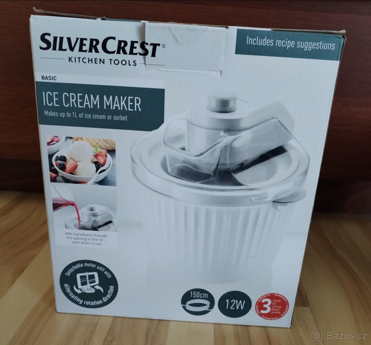Zmrzlinovač Silvercrest výrobník zmrzliny - 4