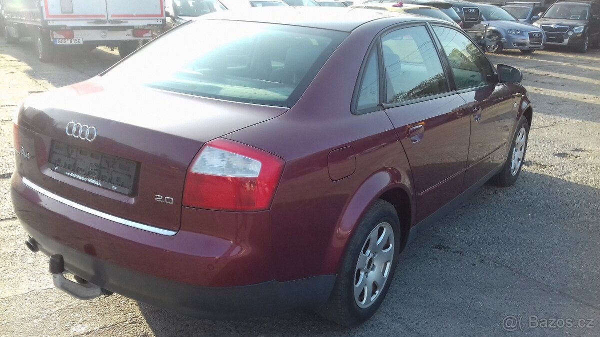 Audi A4 8E 2,0i 20V limuz. automat 1.majitel nové rozvody - 4