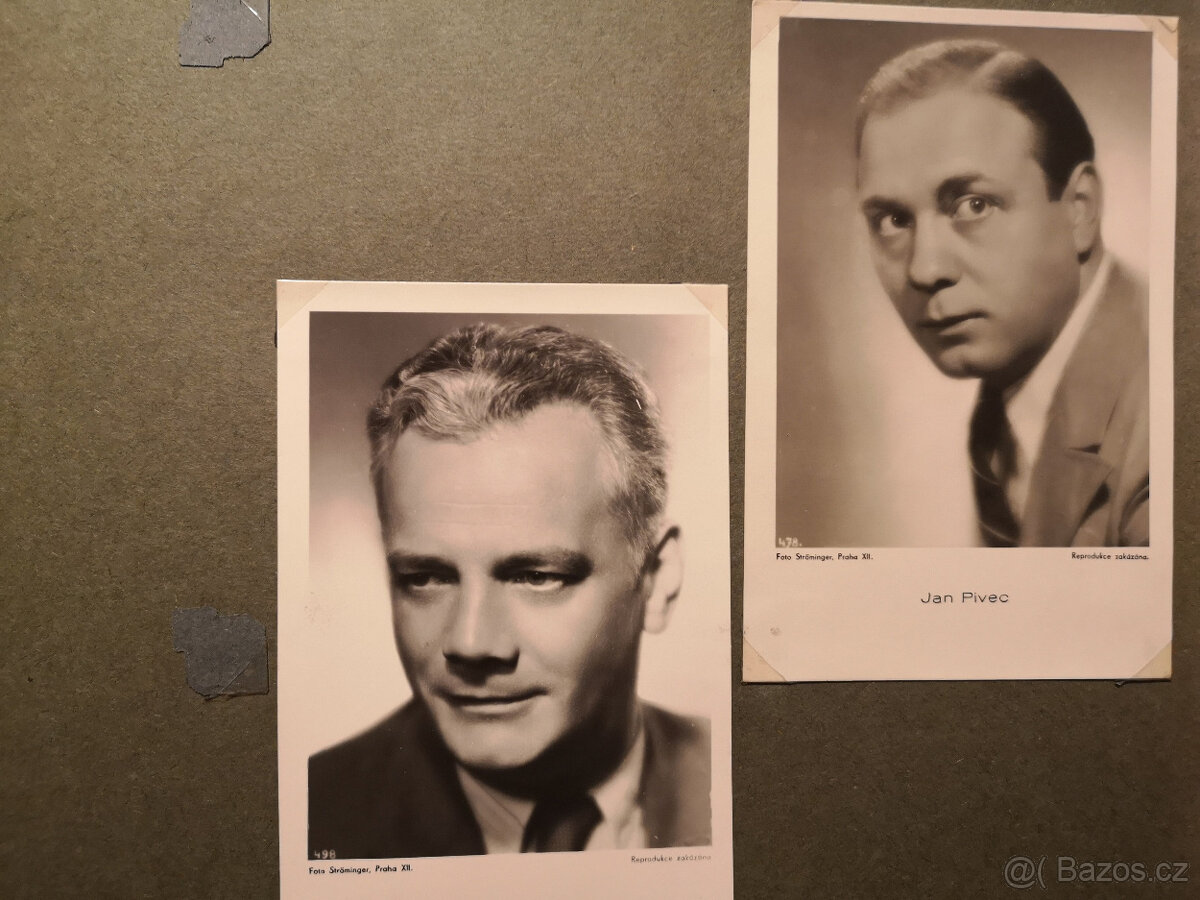 Fotografie herců a významných osobností - sbírka - 4