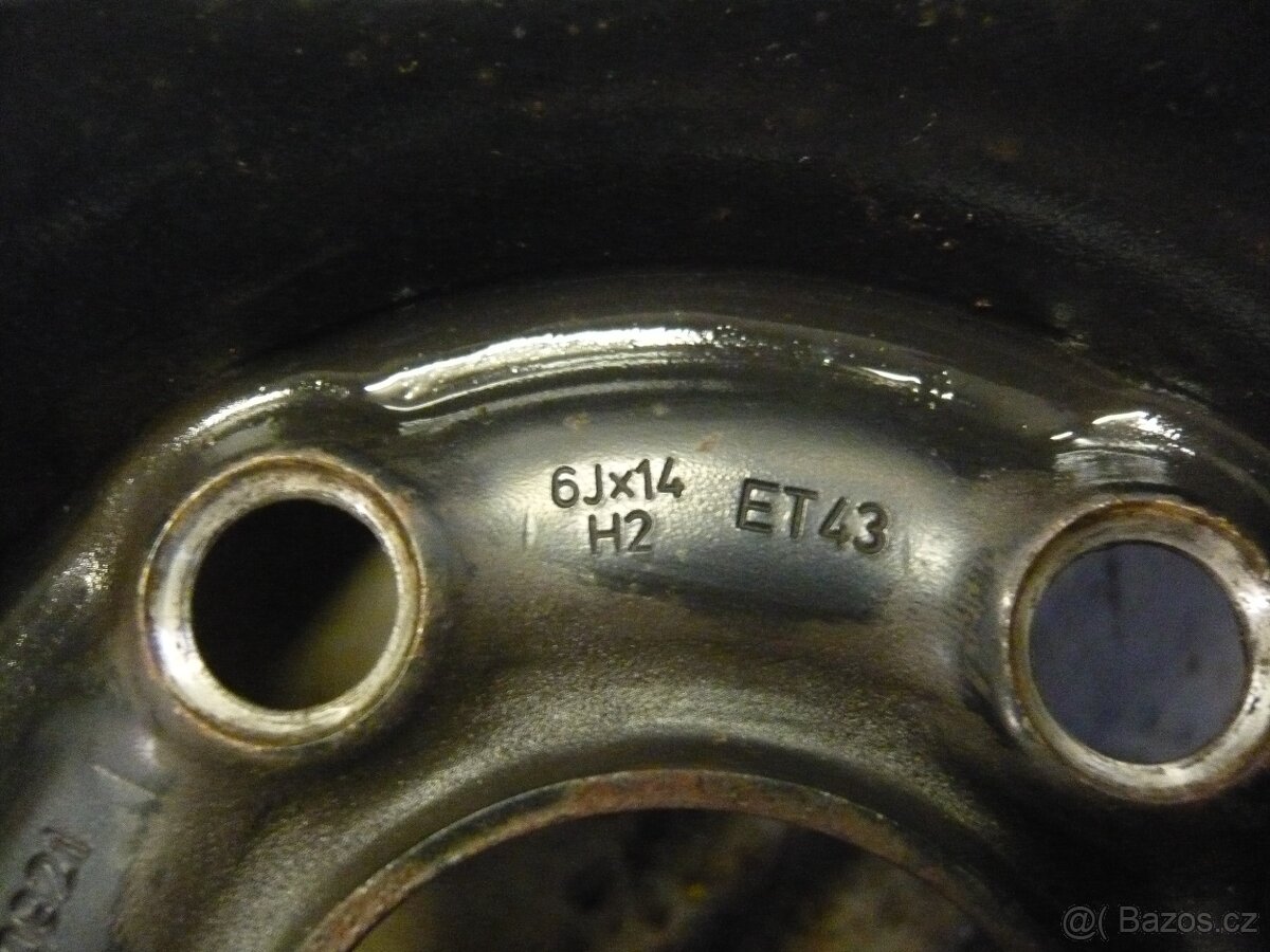 Originál disky Škoda 14" kola 14", disky 14". - - - 4