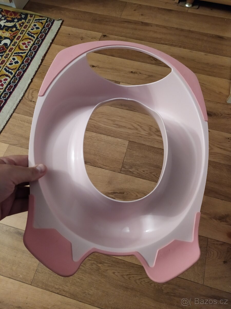 Dětské WC prkénko/redukce, růžové, Bugs Bunny - 4