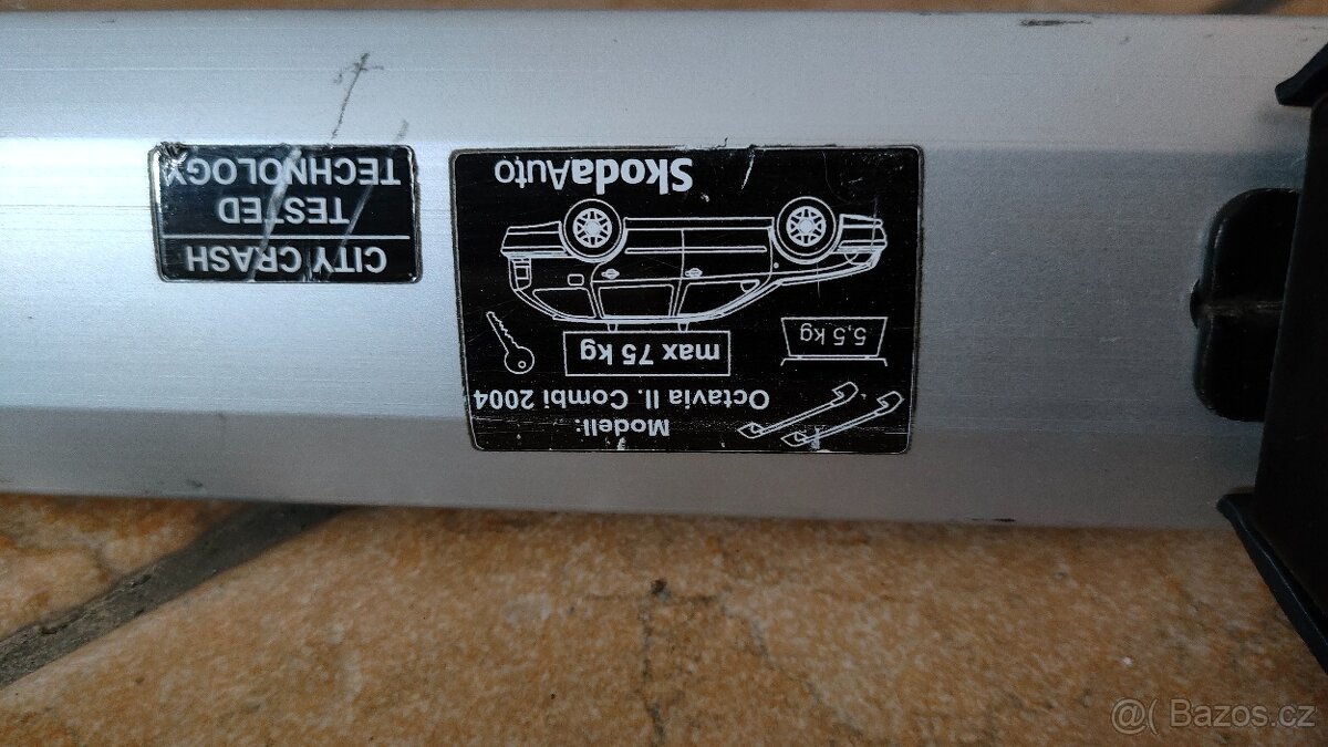 Příčníky Octavia II, střešní nosič - 4