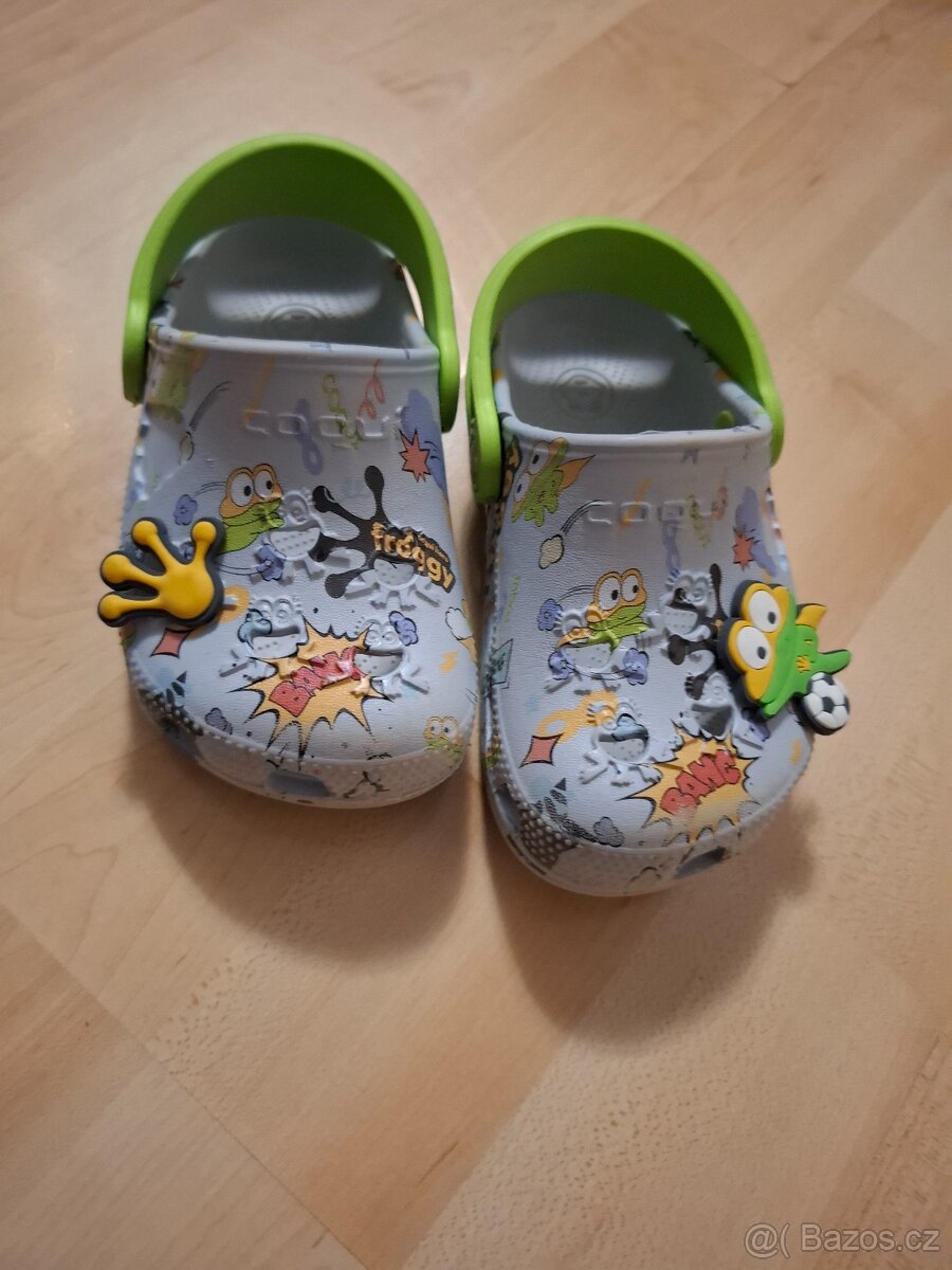 Sandále sandálky papučky Coqui Crocs vel. 23/24 - 4