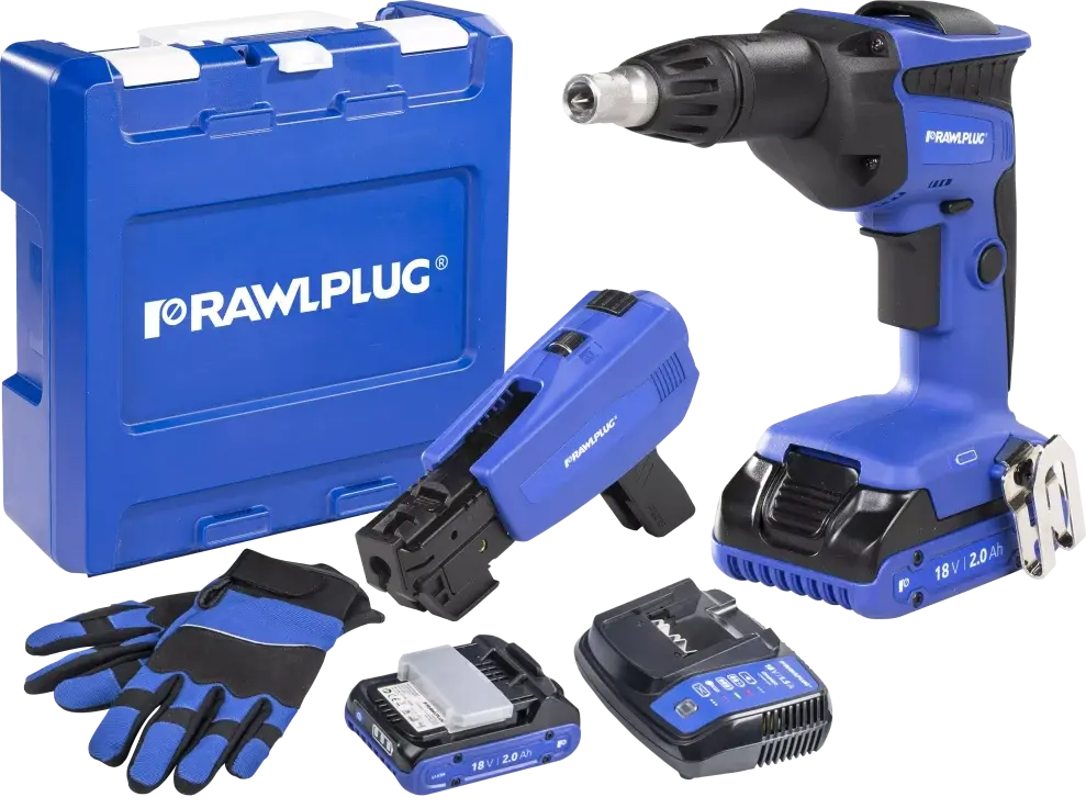 Aku šroubovák do sádrokartonu Rawlplug R-PDS18-M2A - 4