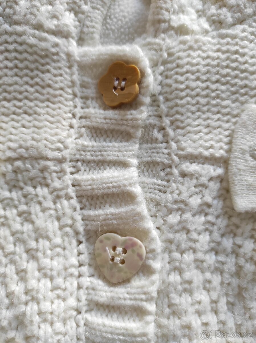 Zateplený svetřík vel. 74/80 a 80/86 - 4
