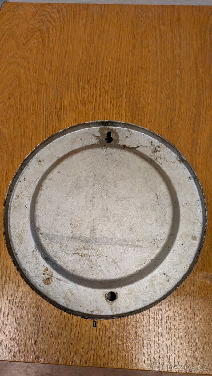 starožitné elektrické hodiny PAL chromované - 4