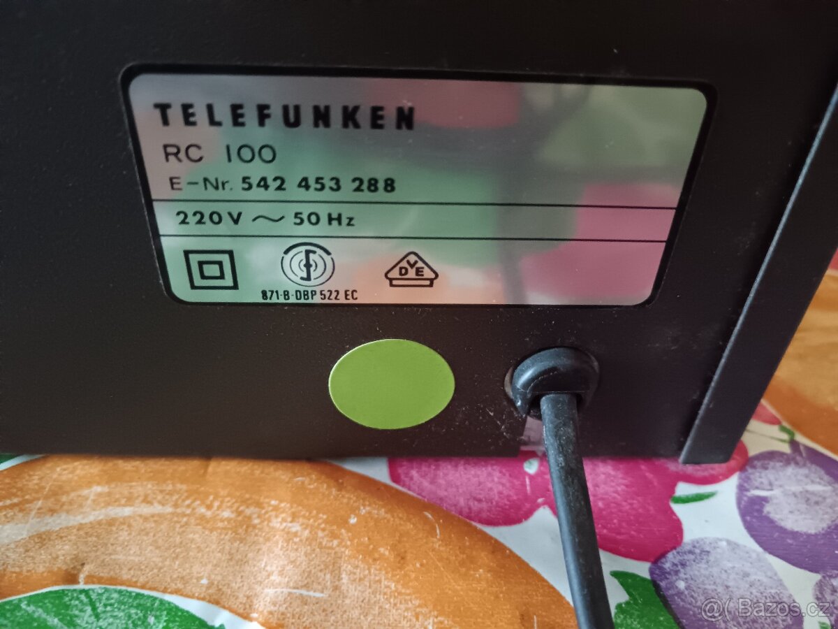 TELEFUNKEN zesilovač, Tuner, Kazetový deck - 4