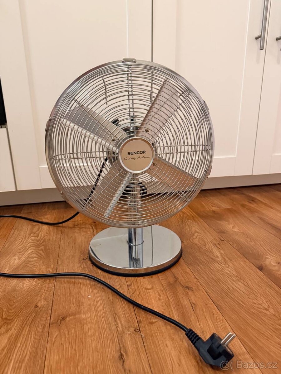 Stolní kovový ventilátor SENCOR (chrom) - 4