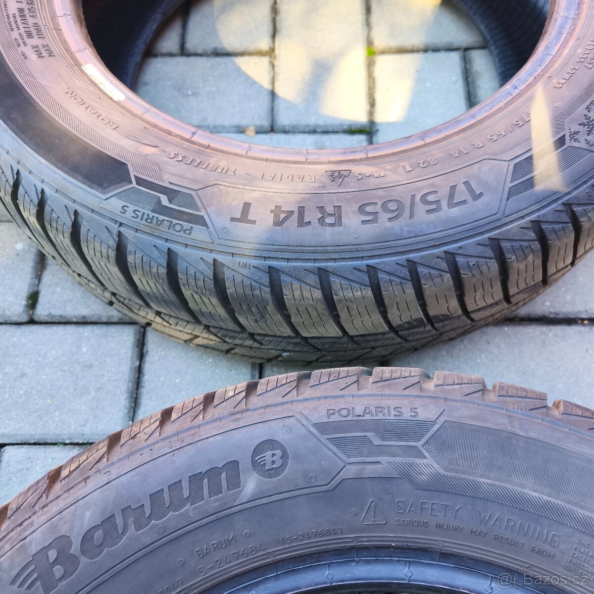 4x zimní pneu 175/65/r14 - 4