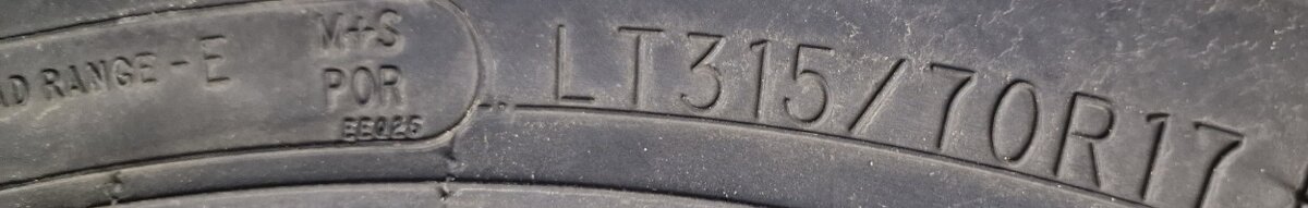 COOPER TIRES Discoverer stt pro p.o.r. 315/70 R17 - 5ks