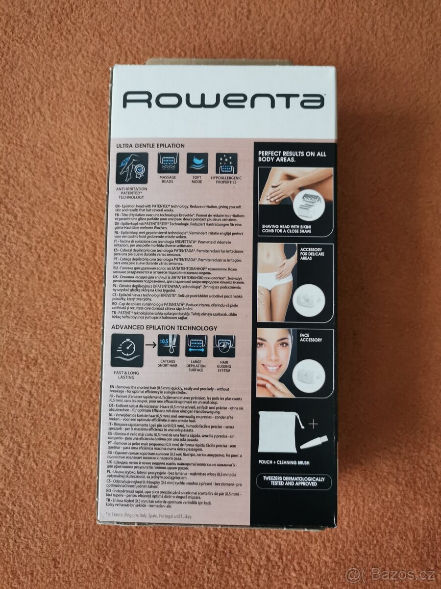 Epilátor Rowenta Aquasoft 3v1 - 4