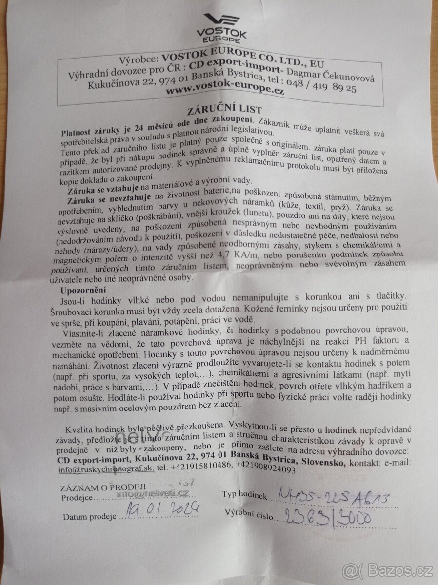 Hodinky Vostok Europe N1 Rocket automatic - 4