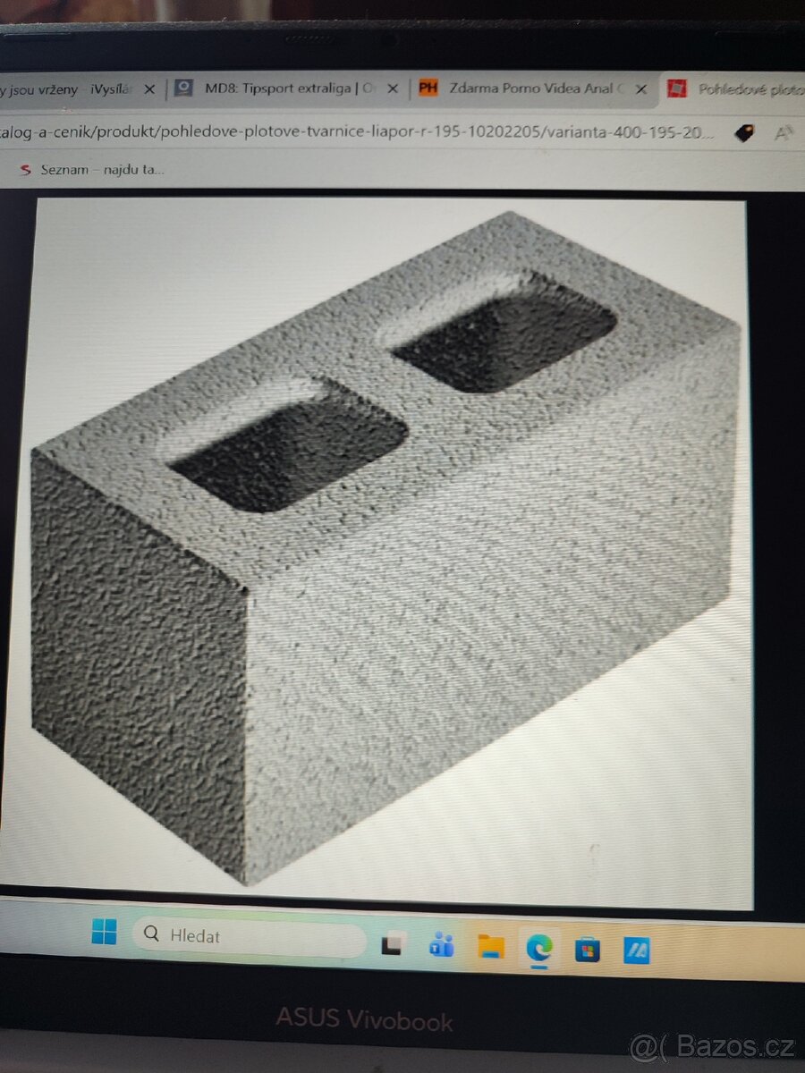 Plotové tvárnice Liapor R195. 240ks. - 4