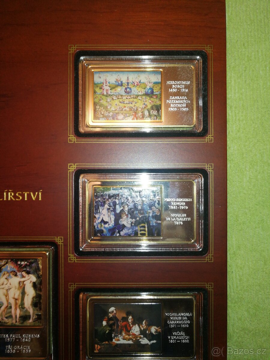 Mistrovská díla světového malířství - pamětní medaile - 4