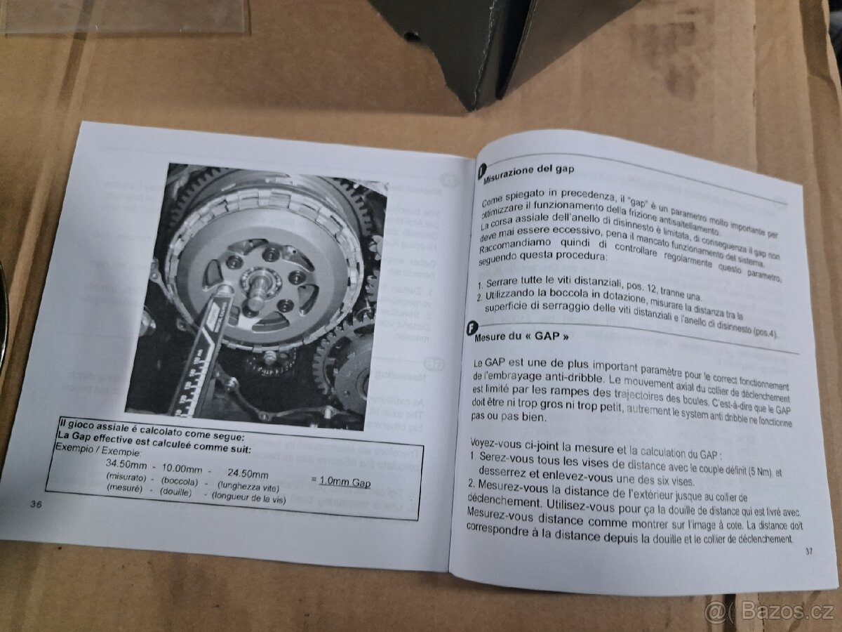 Antihopingova spojka suter suzuki rmz 450 05-23