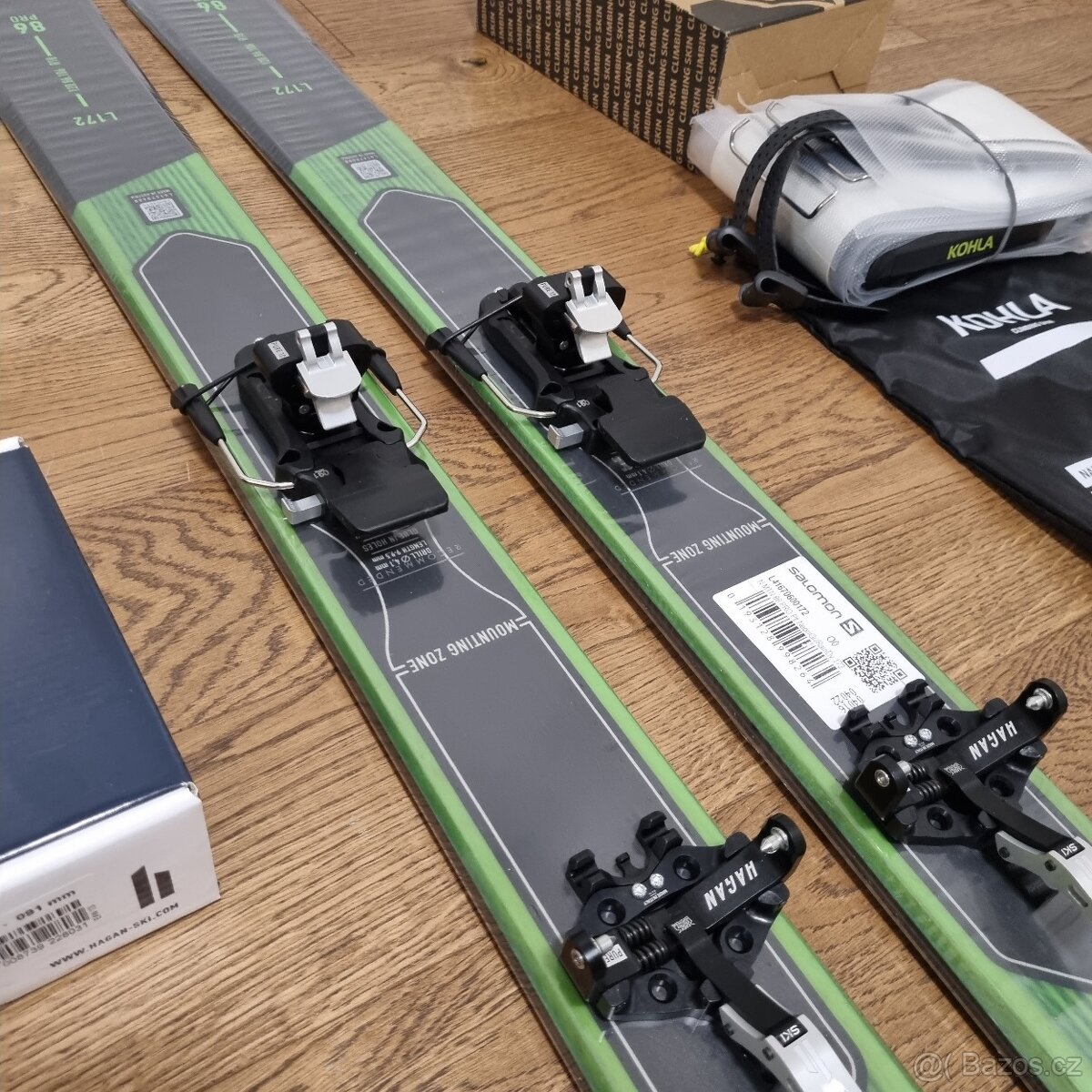 Nový skialp set Salomon MTN 86 PRO + viazko + pasy Kohla - 4