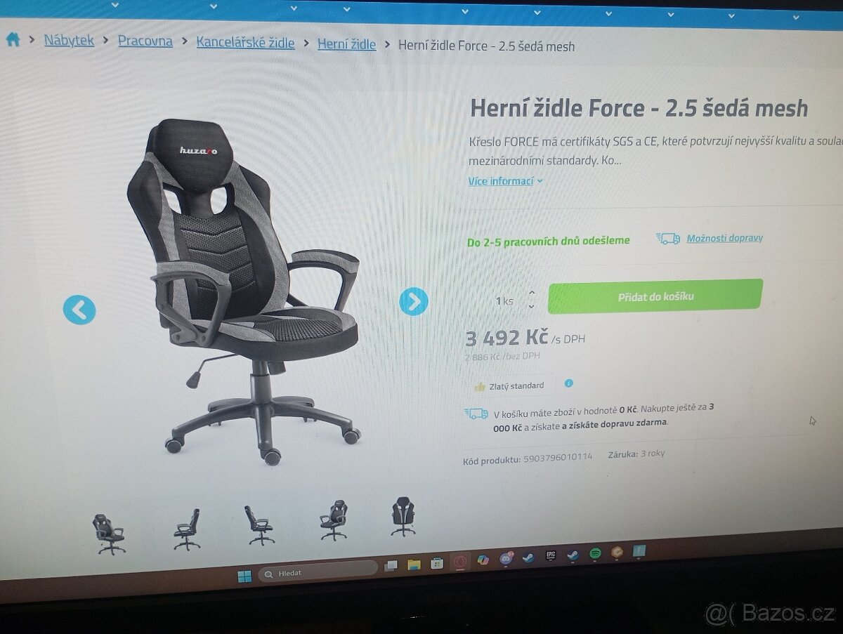 Herní židle Huzaro Force 2.5 - 4