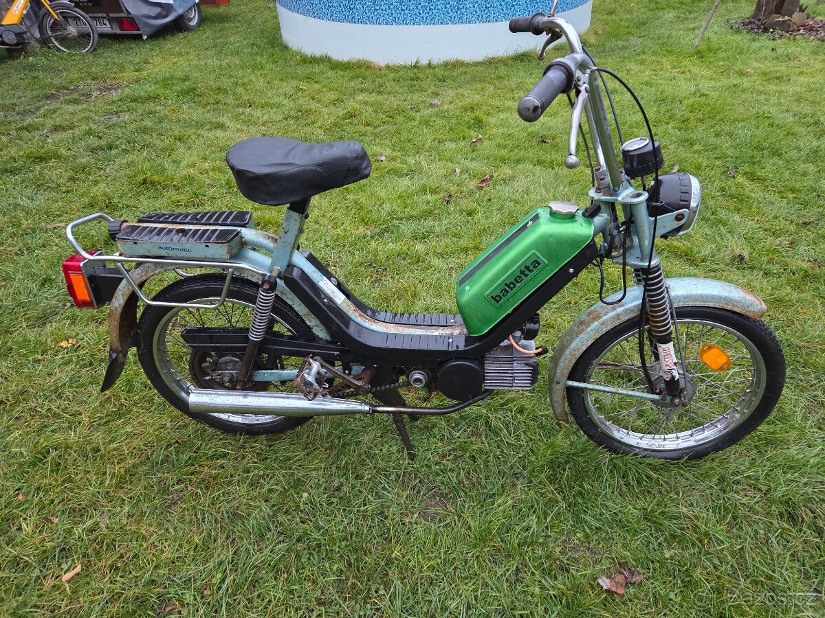 JAWA Babetta 210 s kartičkou, nový model zelená 7. - 4