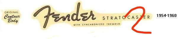 Fender a squier dekály a ine minimalne 2 kusy - 4