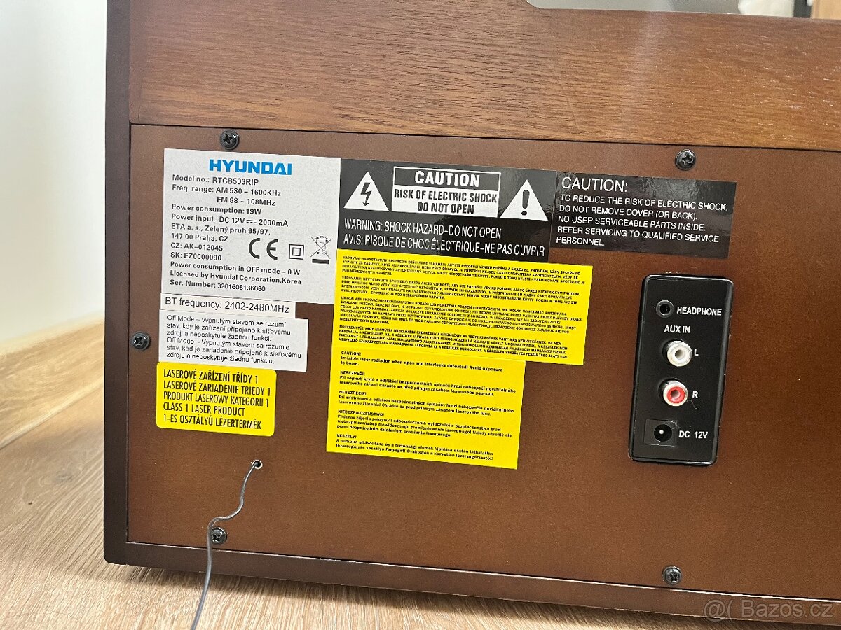 Hyundai retro gramofon - 4