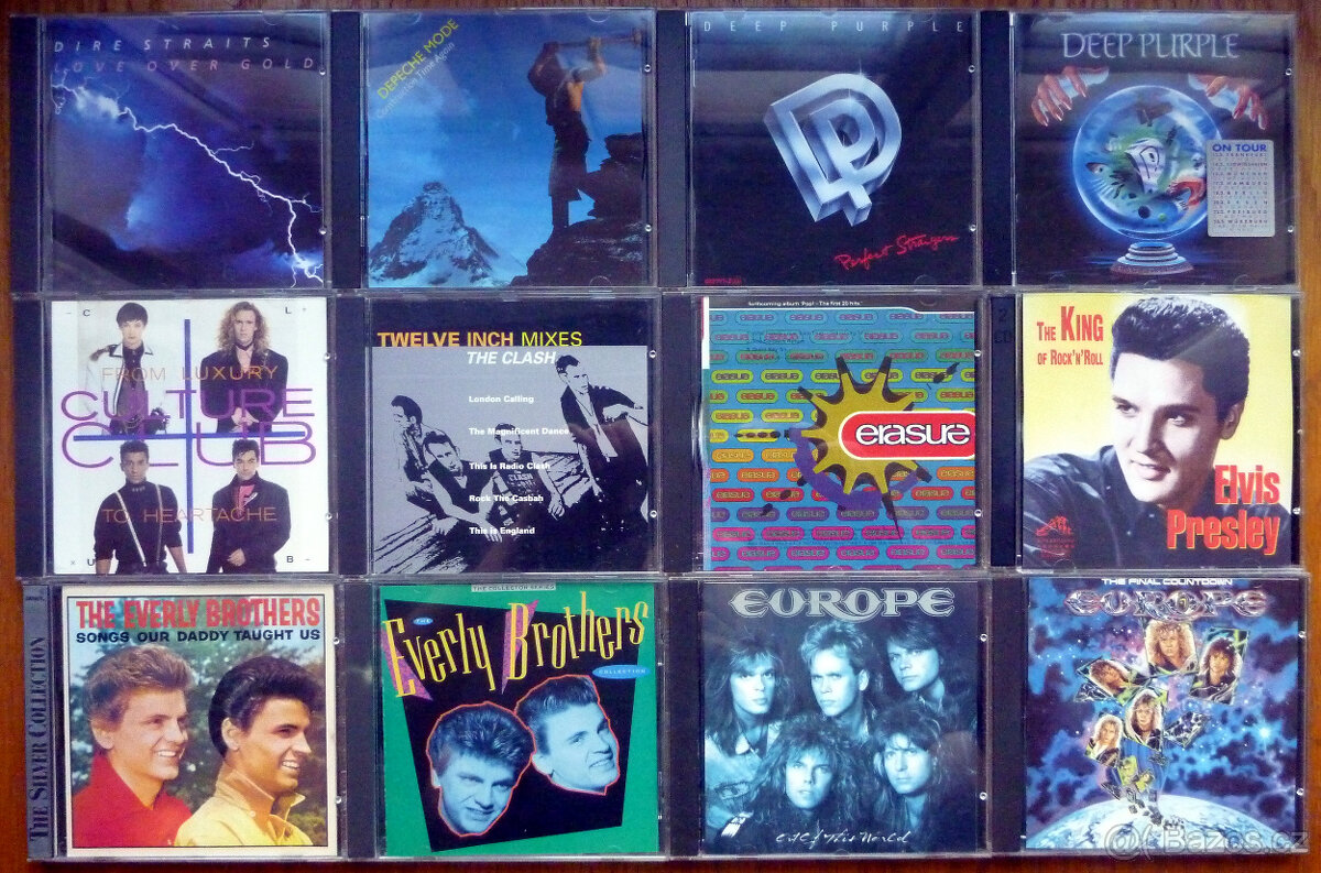 CD cizí - rock pop 30,-/kus - 4