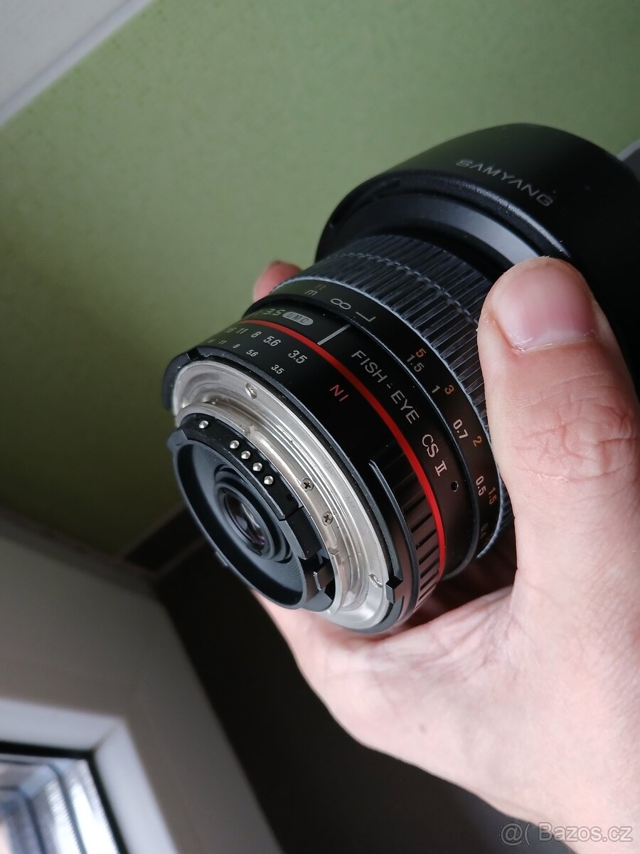 Rybí oko pro Nikon Samyang 8mm 3.5 fish eye - 4