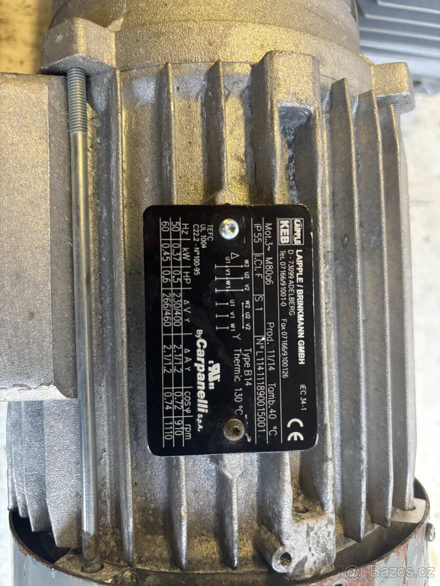 elektropřevodovka 9 ot./min - 4