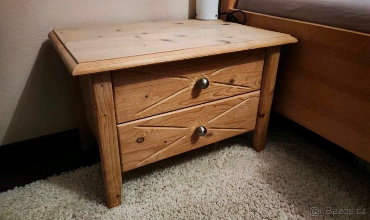 Kompletní ložnice z masivu s komodou - 4