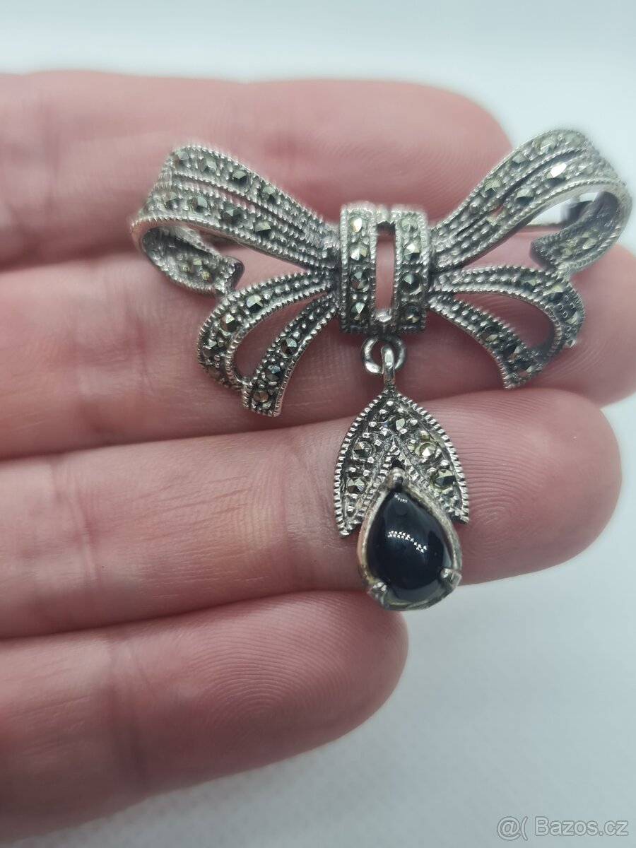 starožitná brož Art Deco - 4