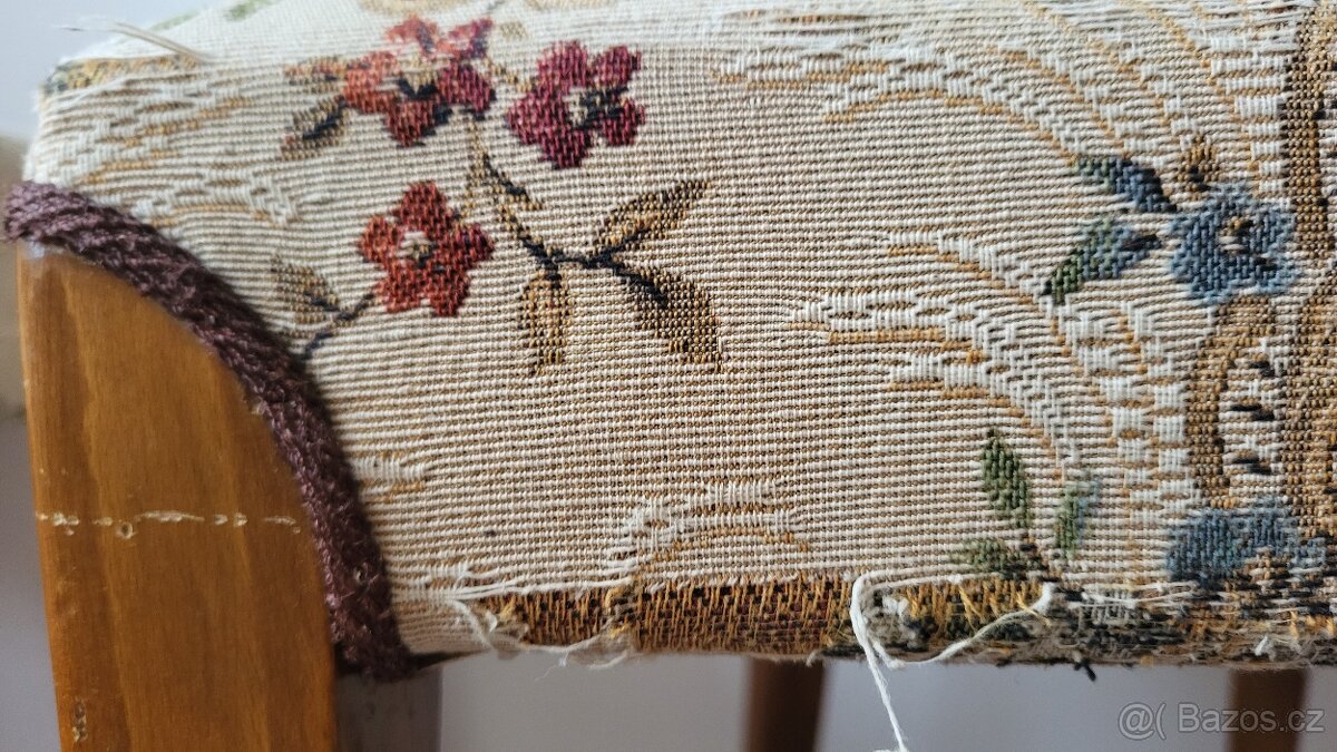 židle set 4 židlí H-214 Halabala - 4