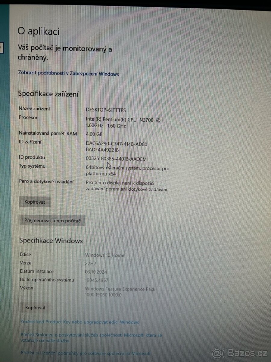 Stolní počítač ACER - 4