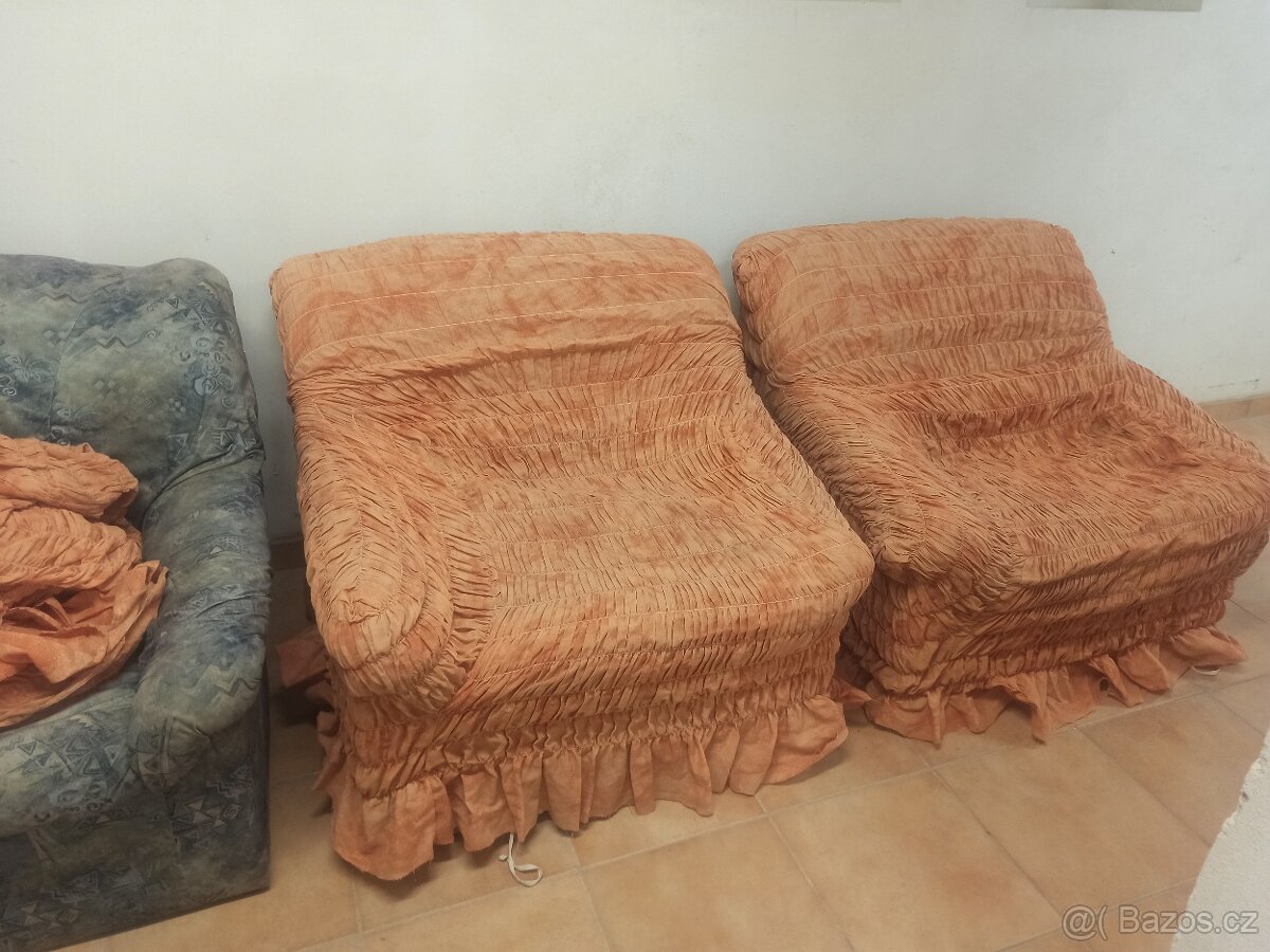 Pohovka + 2x křeslo - 4
