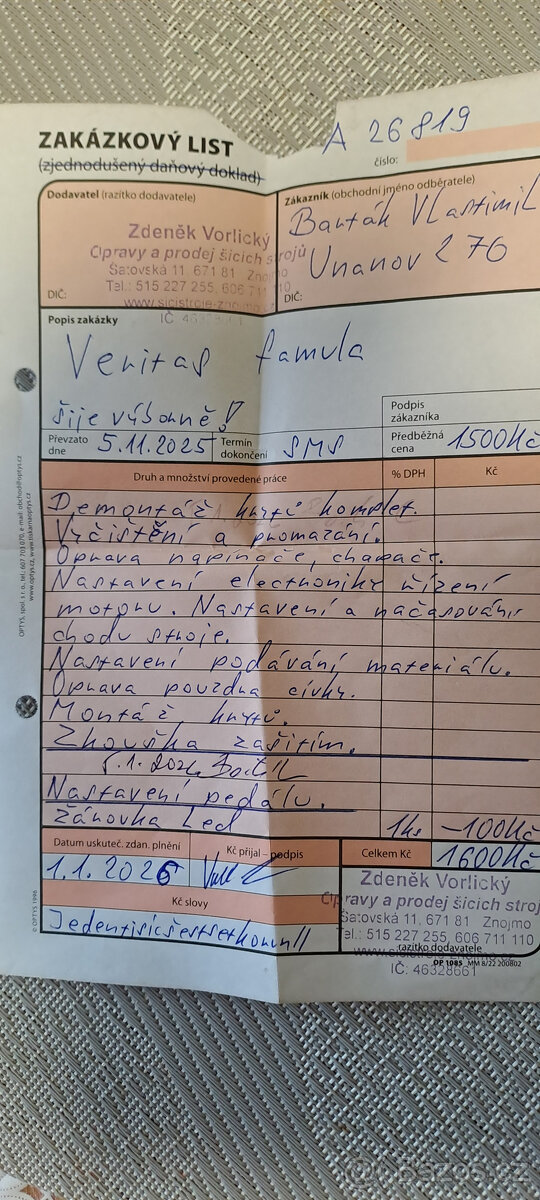 šicí stroj Famula - 4