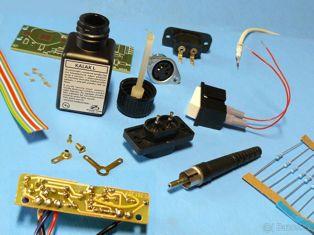 Materiály pro elektromechaniku - lepidla, pájení, fotorezist - 4