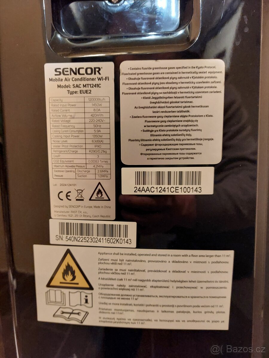 Mobilní klimatizace Sencor - 4