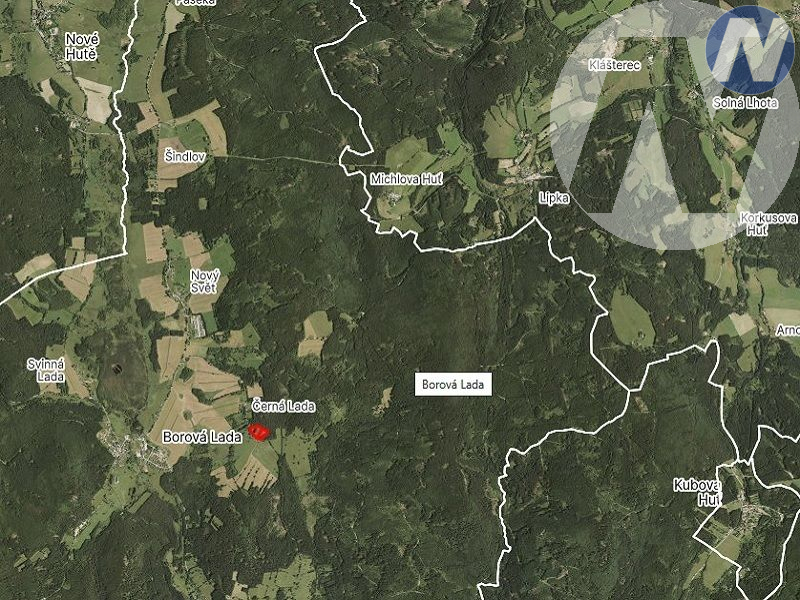 Černá Lada, pozemek s výměrou 22.888 m2 - 4