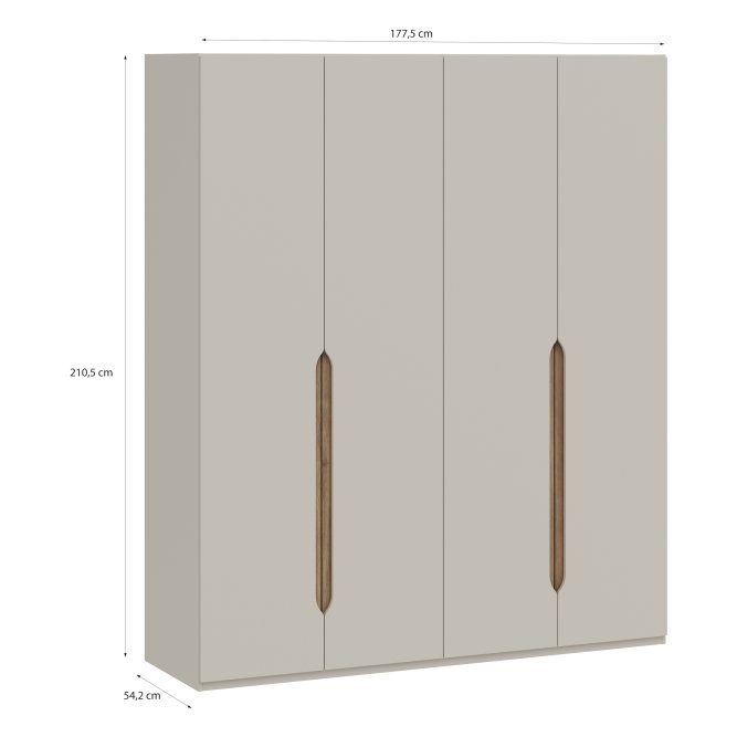 Šatní skřín Edwal 180cm Nová - 4